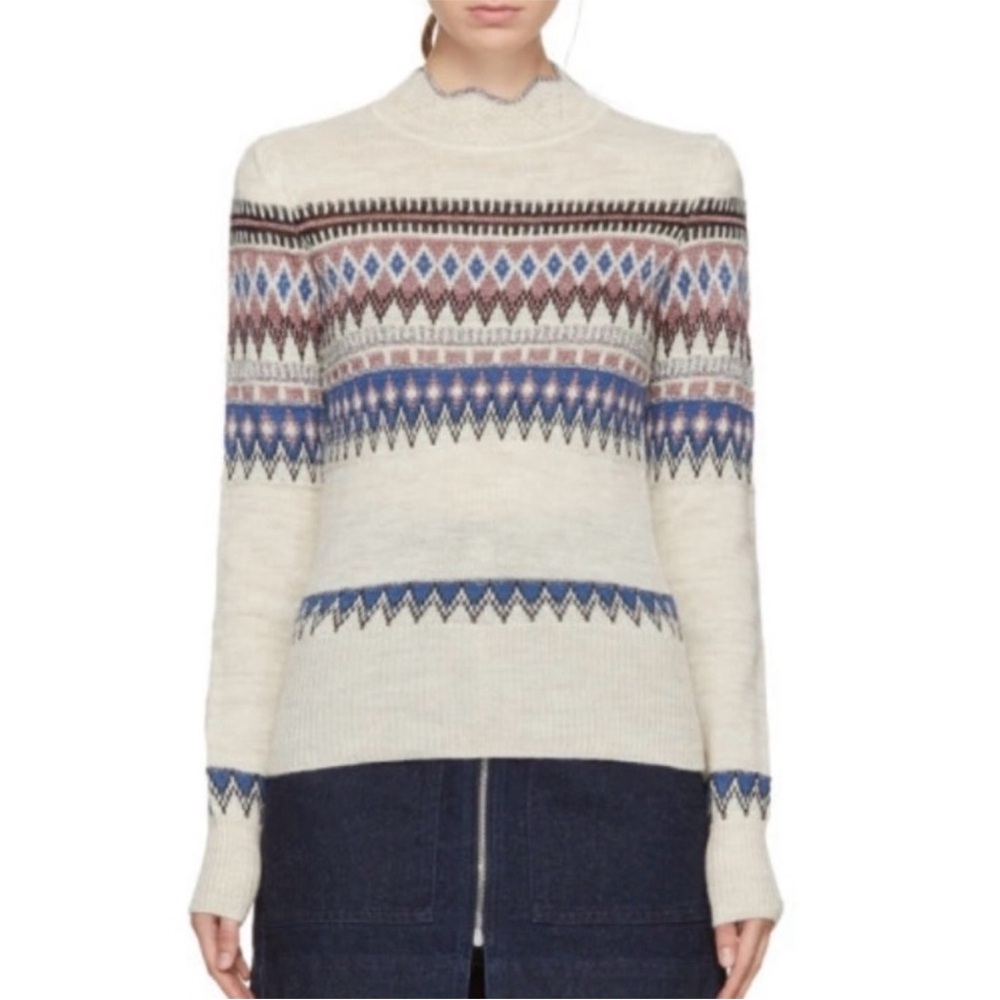 Isabel marant etoile fair isle sweater